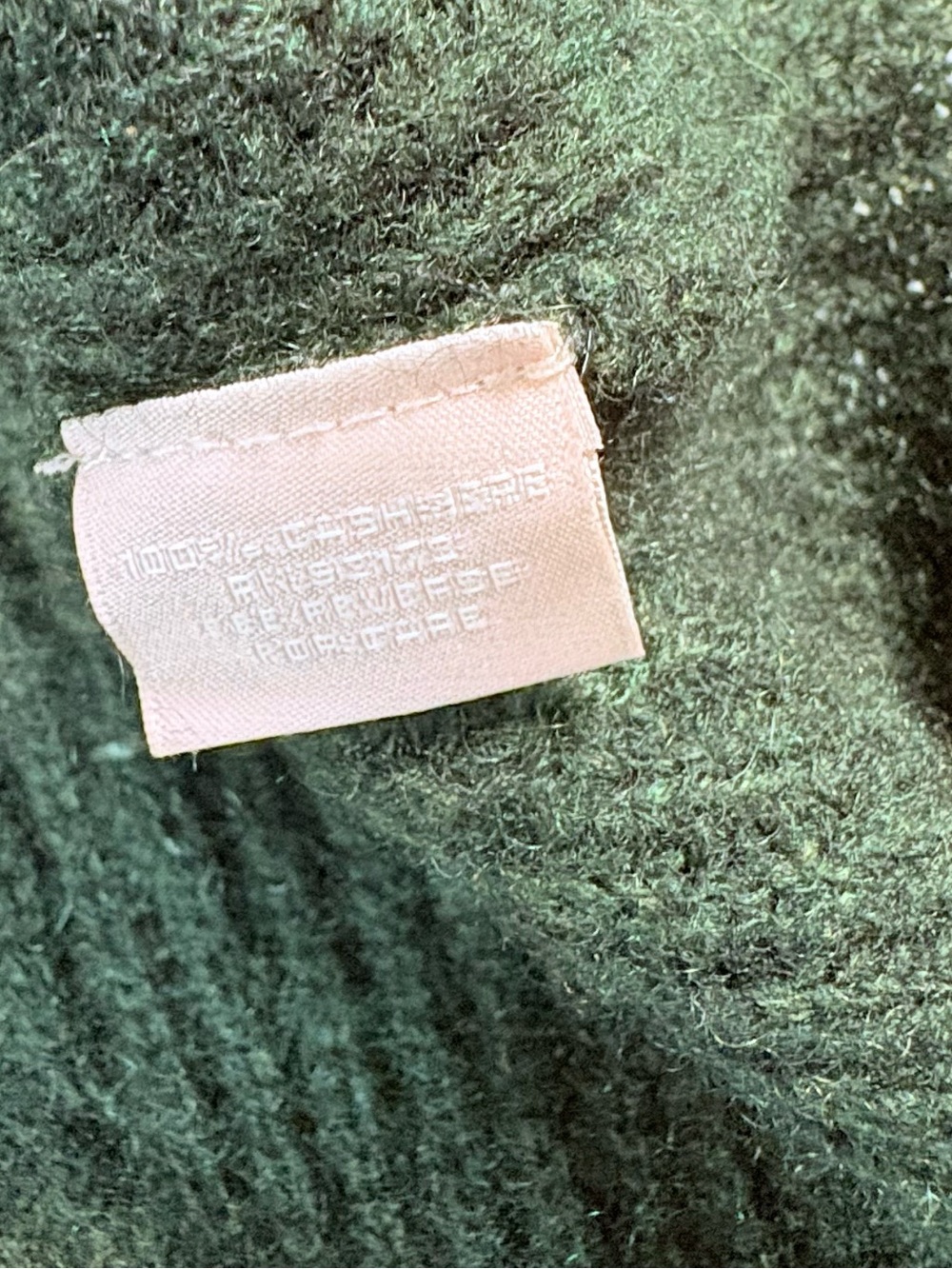 🌲 The Cashmere Project Forest Green Olive
100% Cashmere Rib Knit Sweater M - Picture 6 of 8
